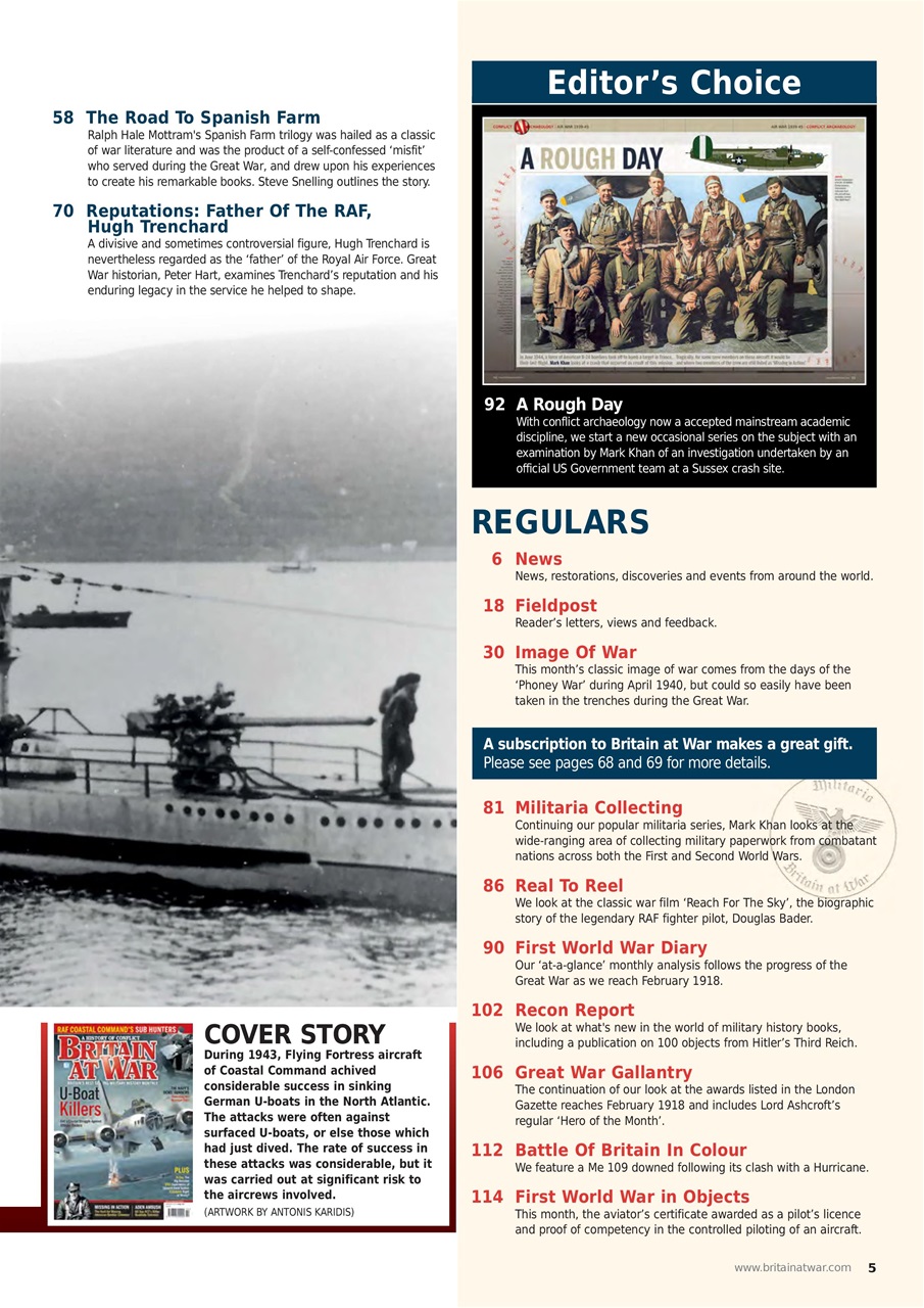 Britain at War Magazine Preview Pages