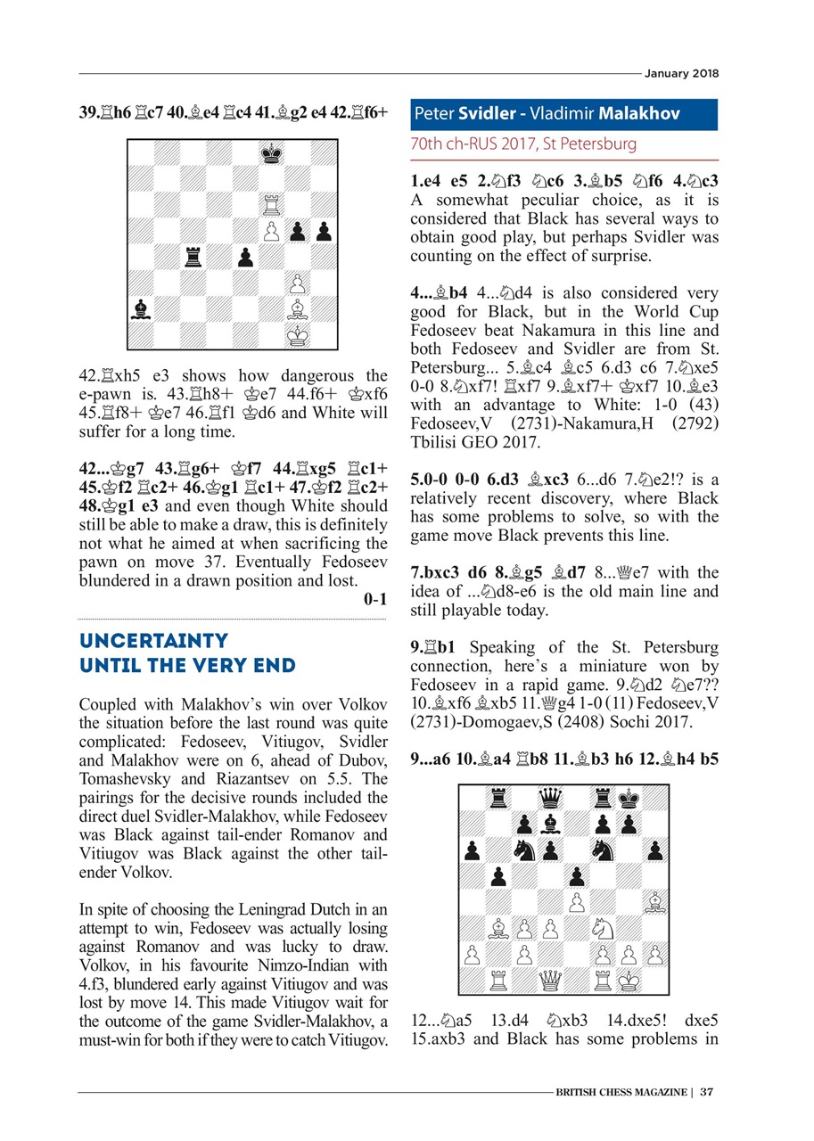 British Chess Magazine Preview Pages
