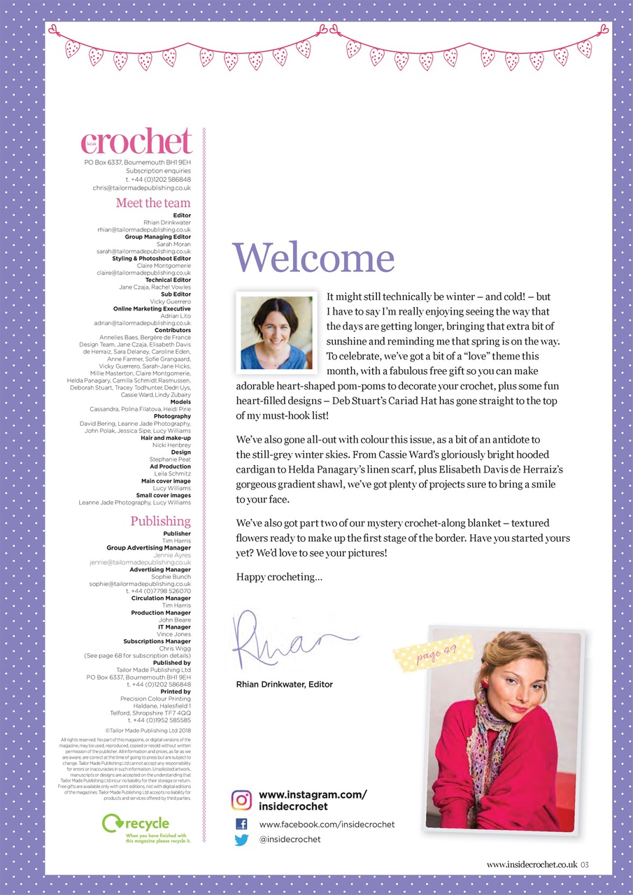 Inside Crochet Preview Pages