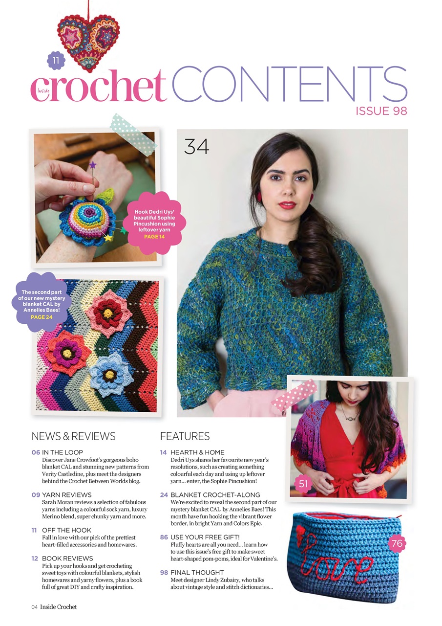 Inside Crochet Preview Pages