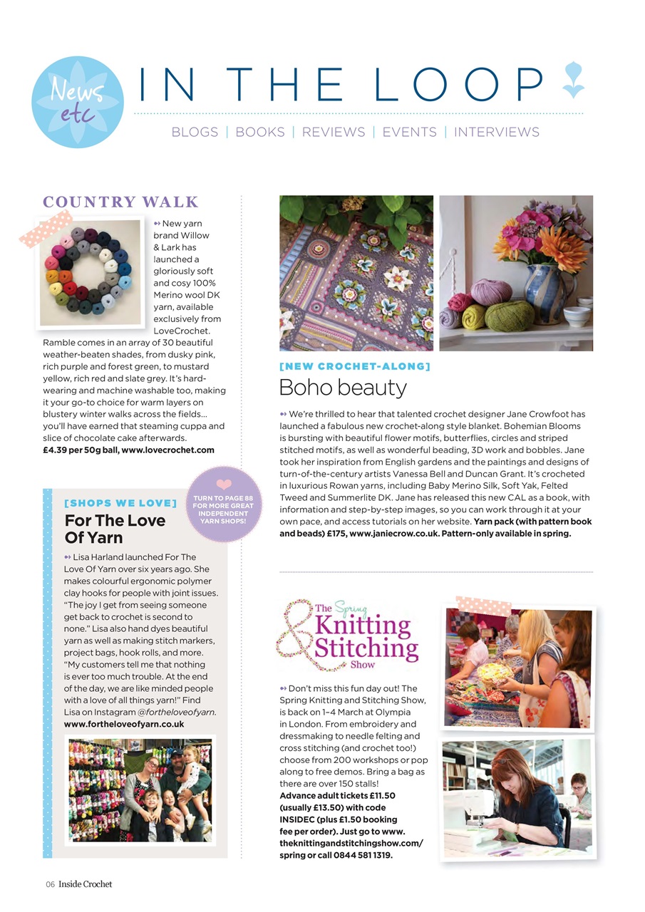 Inside Crochet Preview Pages