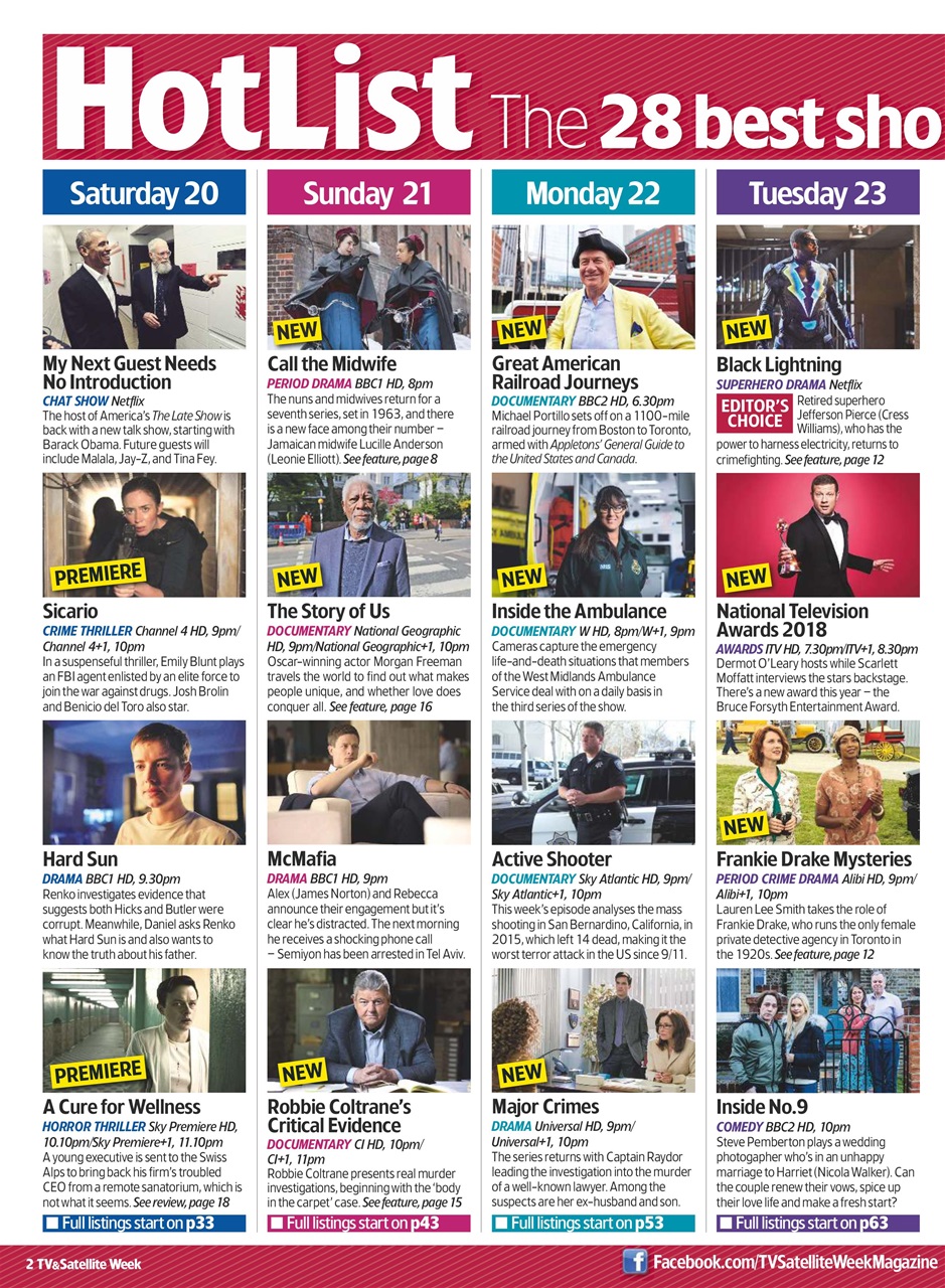 TV & Satellite Week Preview Pages