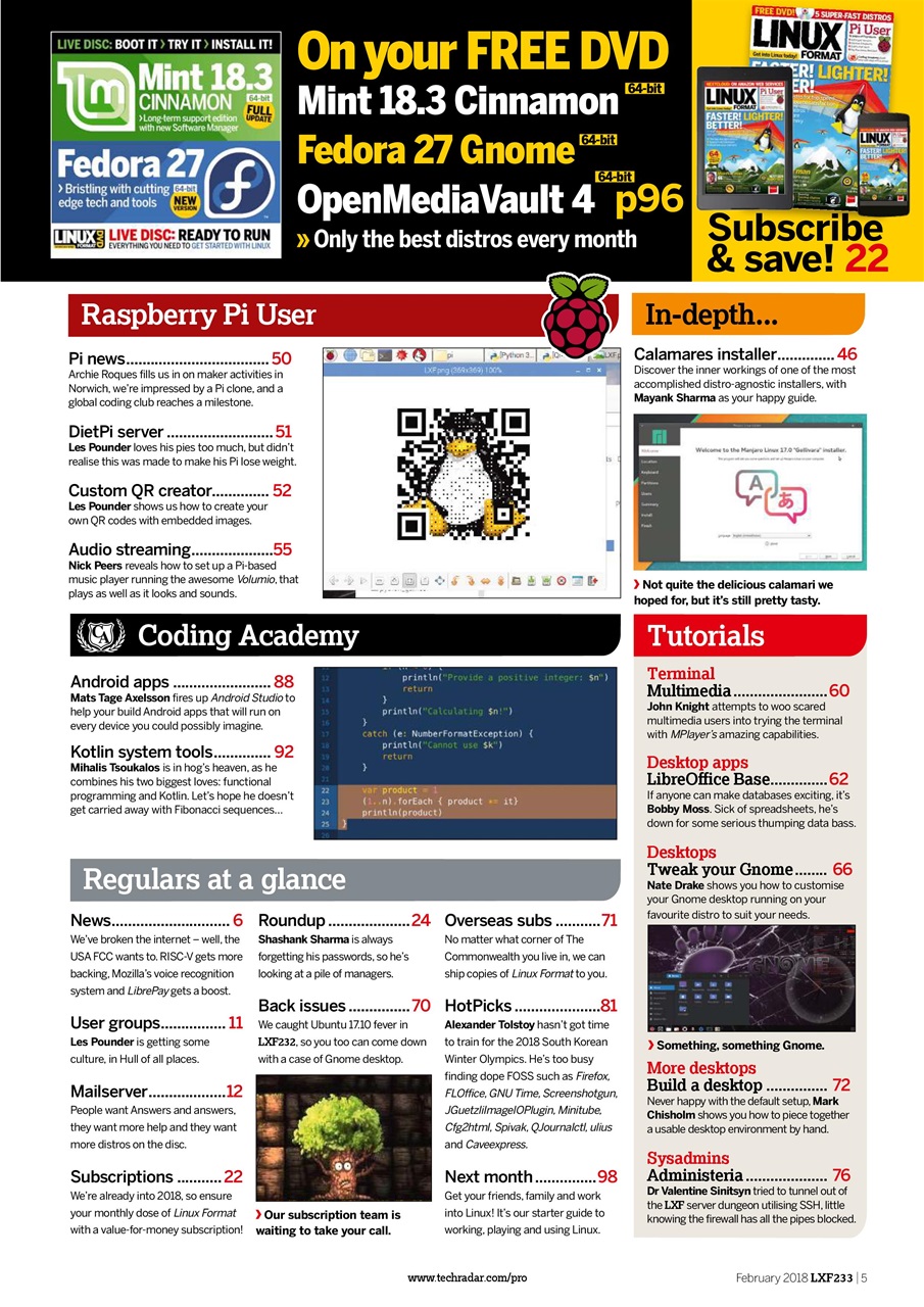 Linux Format Preview Pages