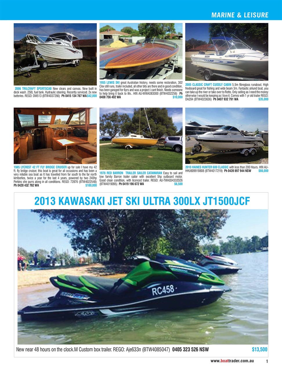 Boat Trader Australia Preview Pages