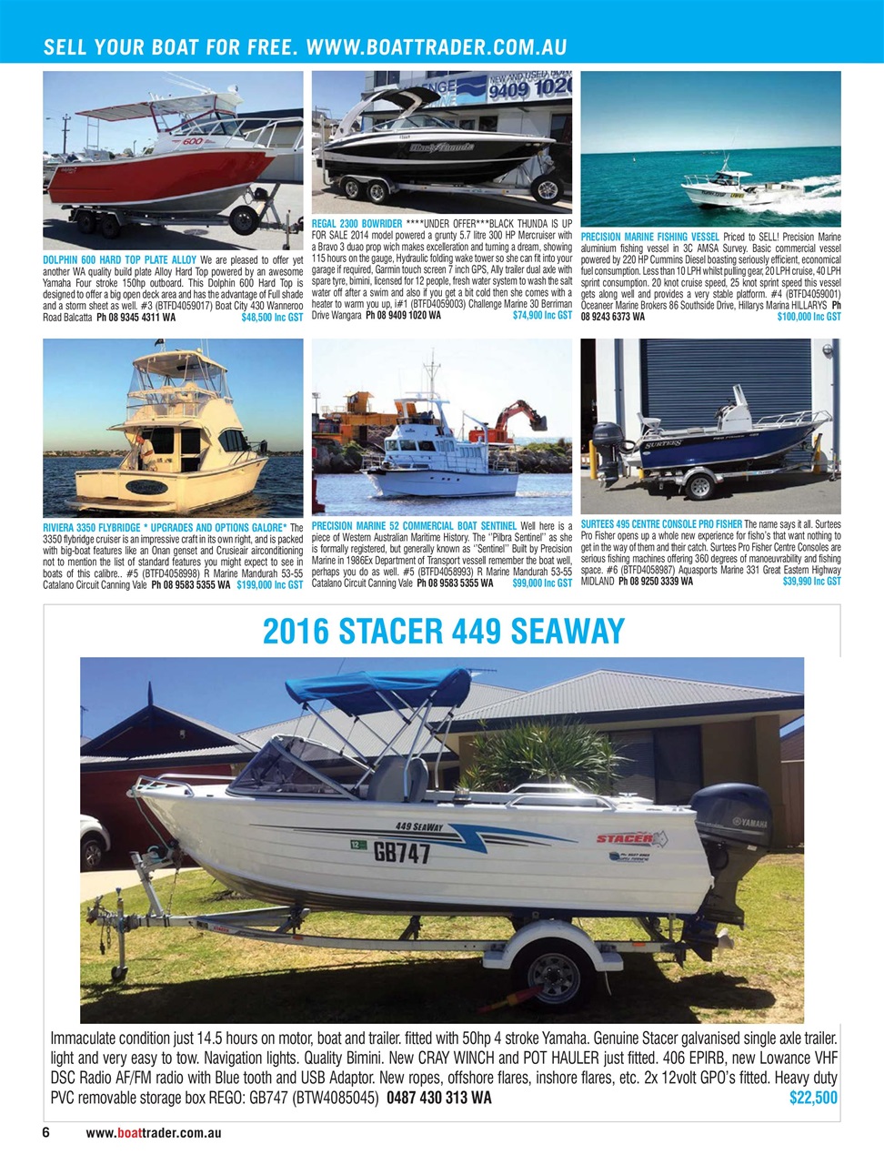 Boat Trader Australia Preview Pages