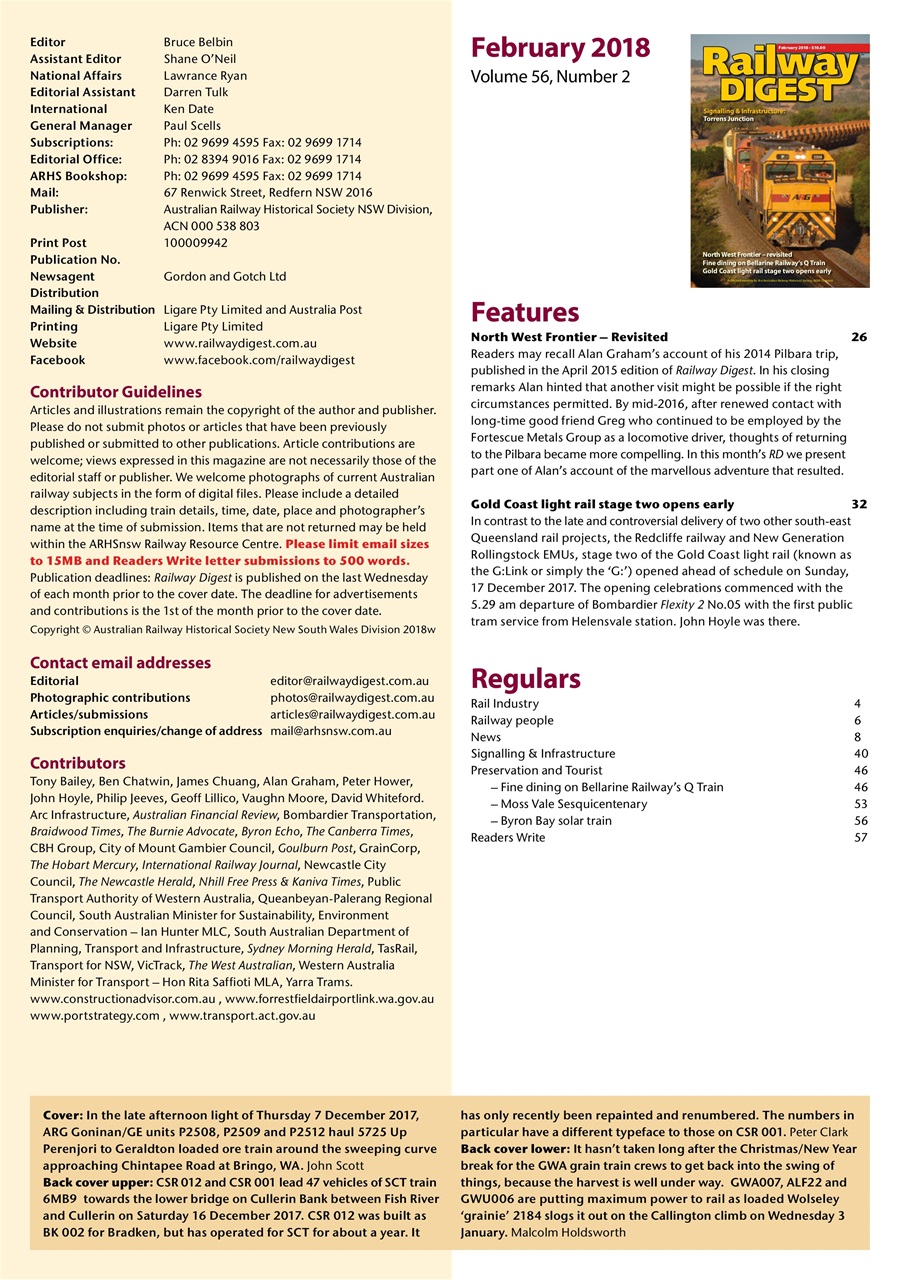 Railway Digest Preview Pages