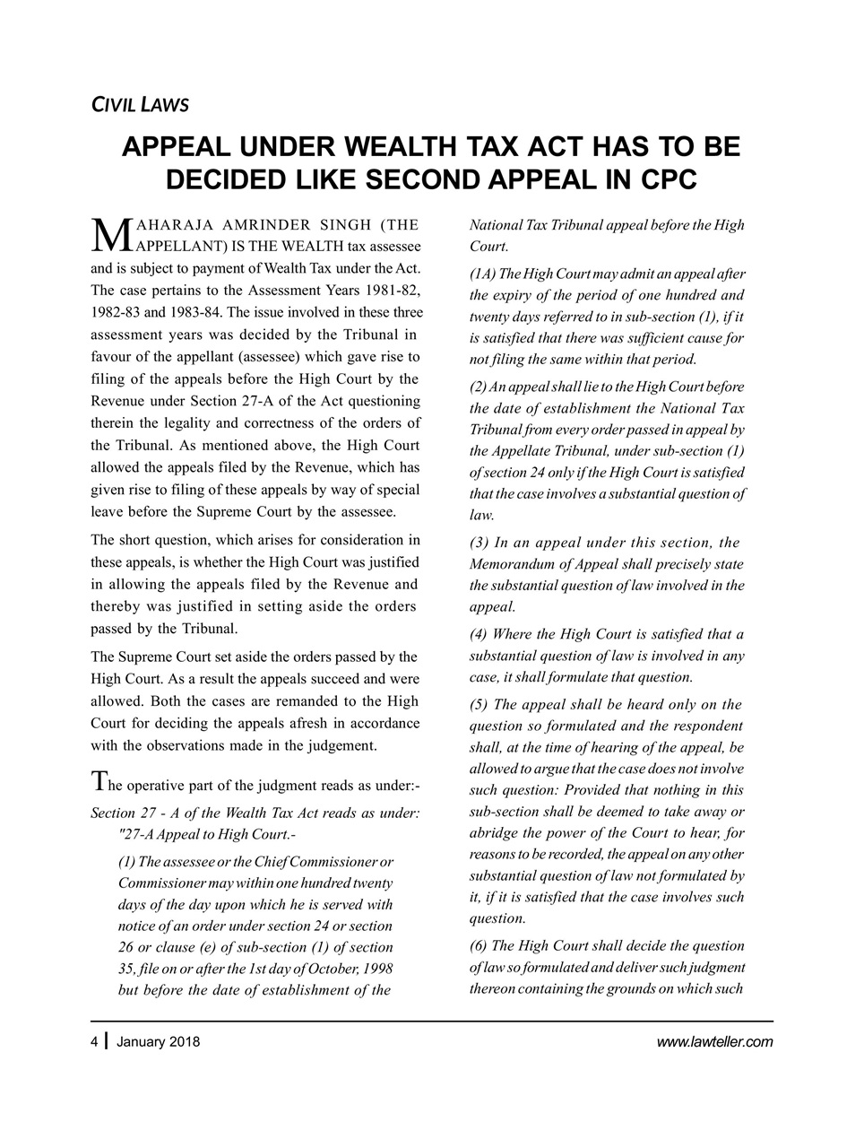 Lawteller – A Legal Awareness Magazine Preview Pages