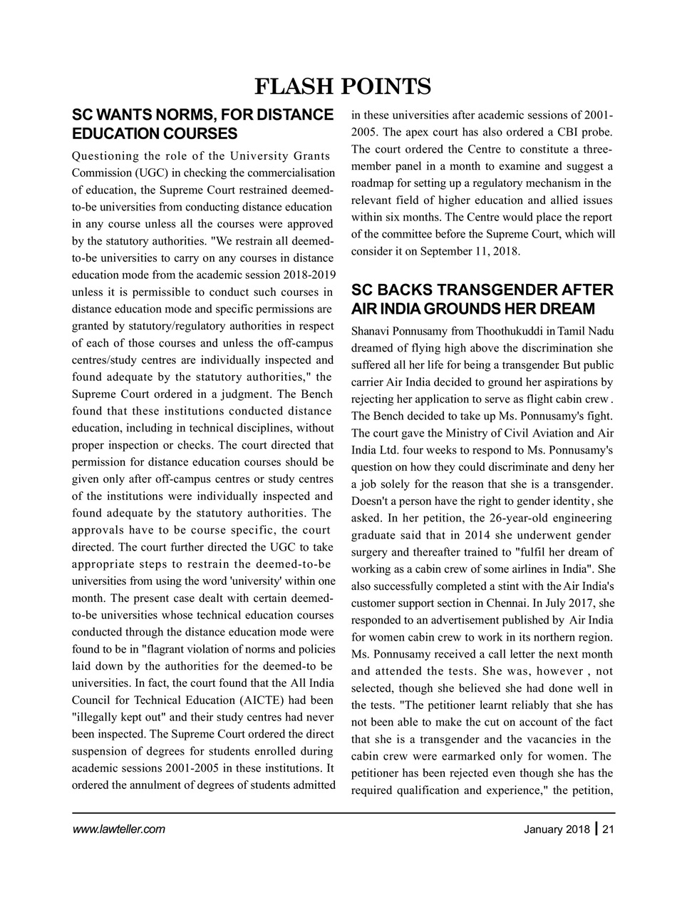 Lawteller – A Legal Awareness Magazine Preview Pages