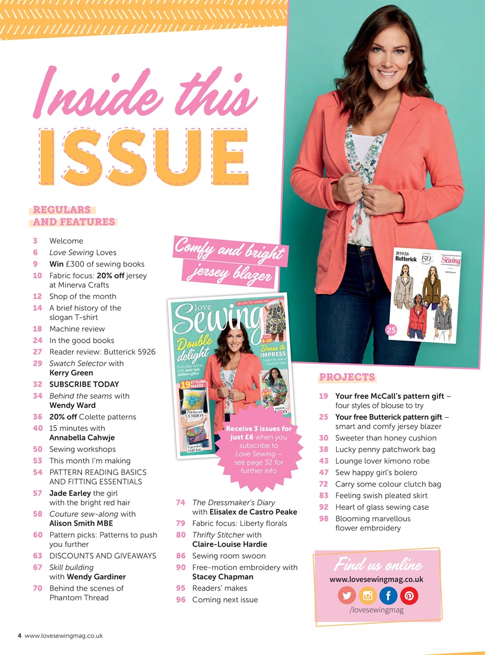 Love Sewing Preview Pages