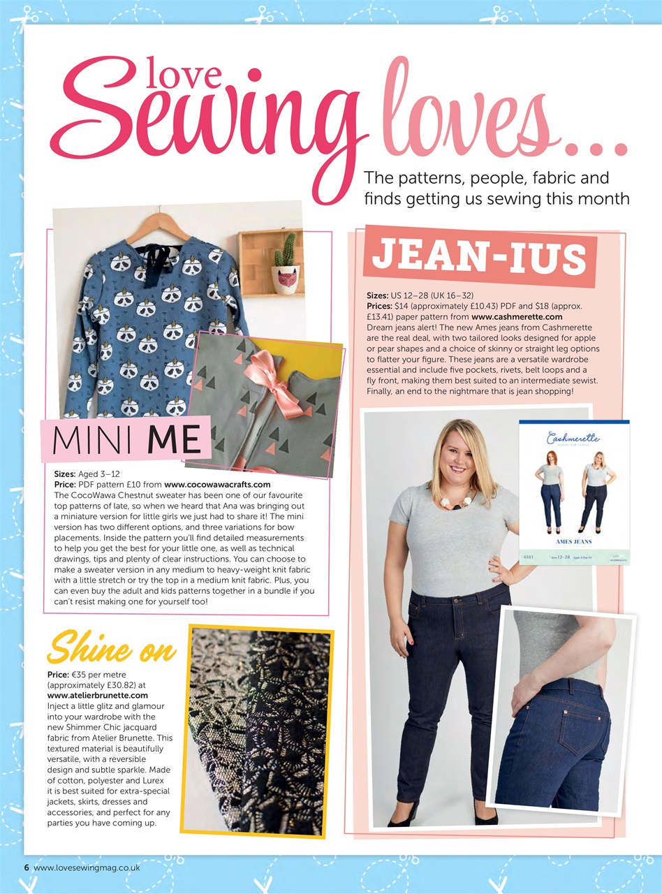 Love Sewing Preview Pages