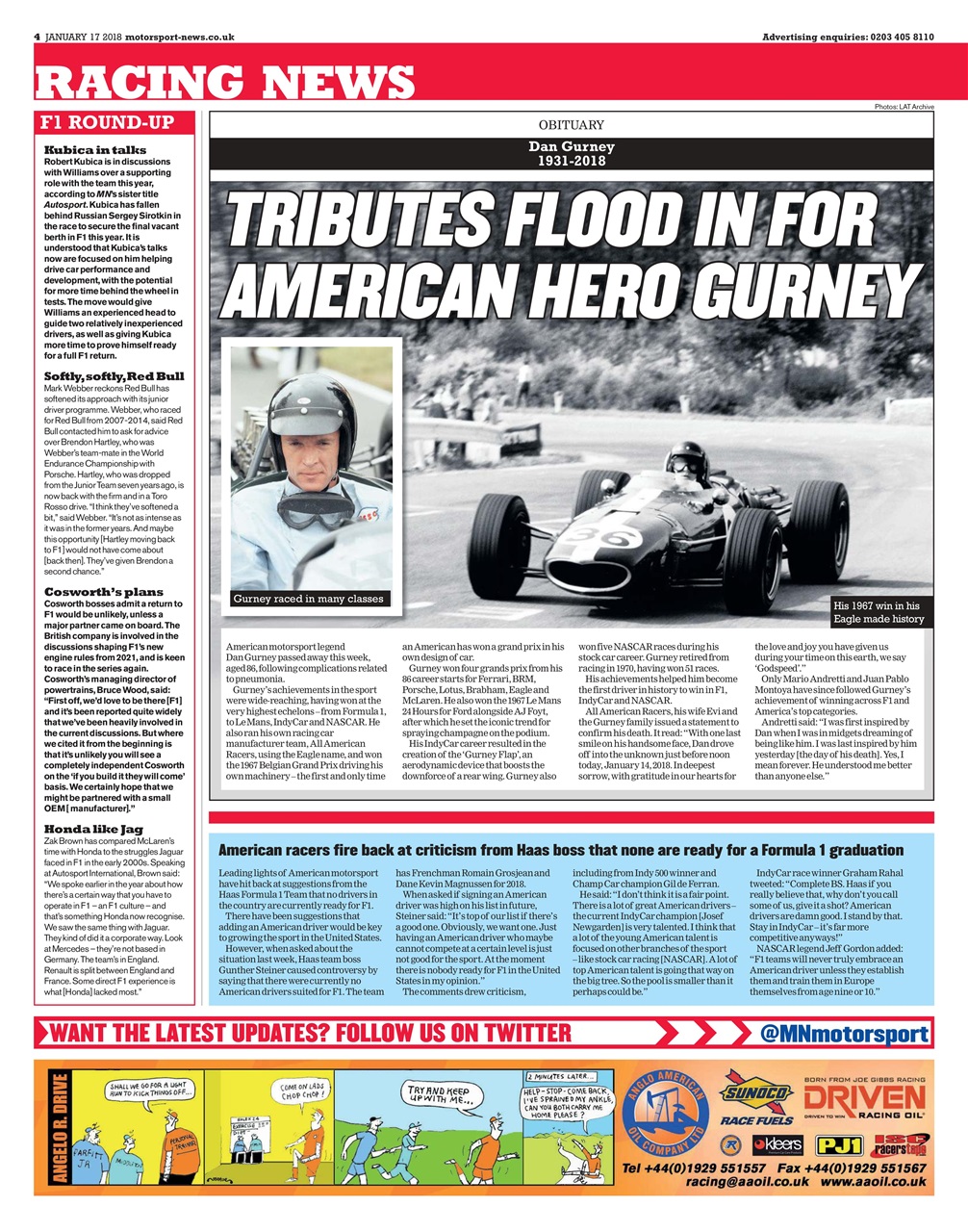 Motorsport News Preview Pages
