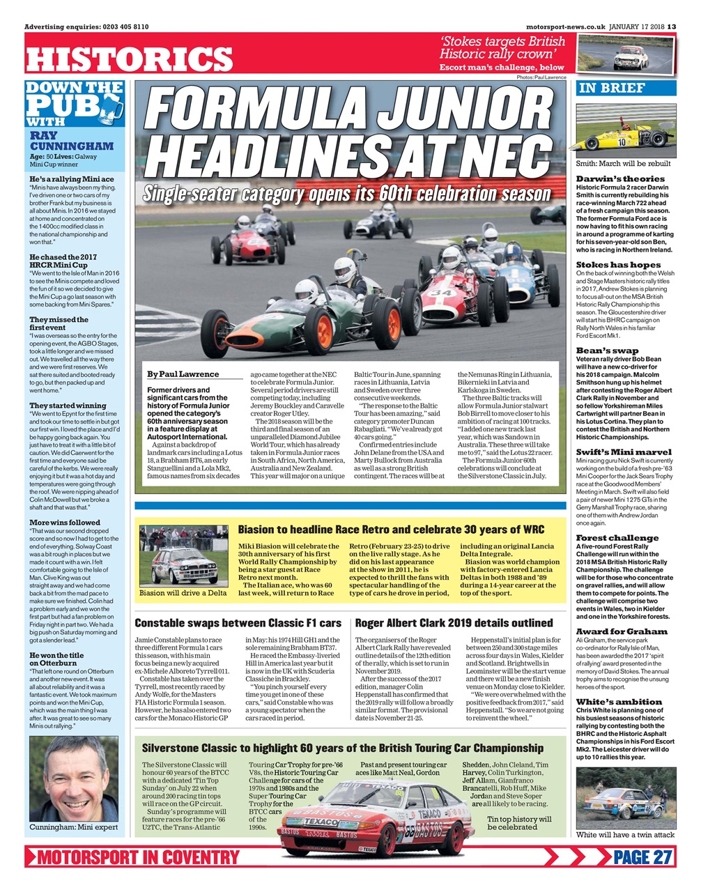 Motorsport News Preview Pages