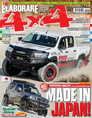 Elaborare 4x4 issue 59 Gennaio Febbraio 2018
