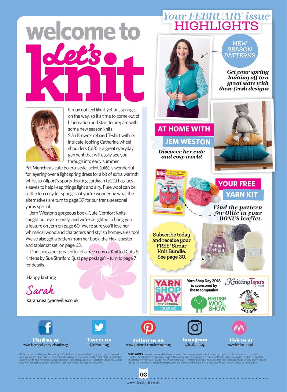 Let's Knit Preview Pages