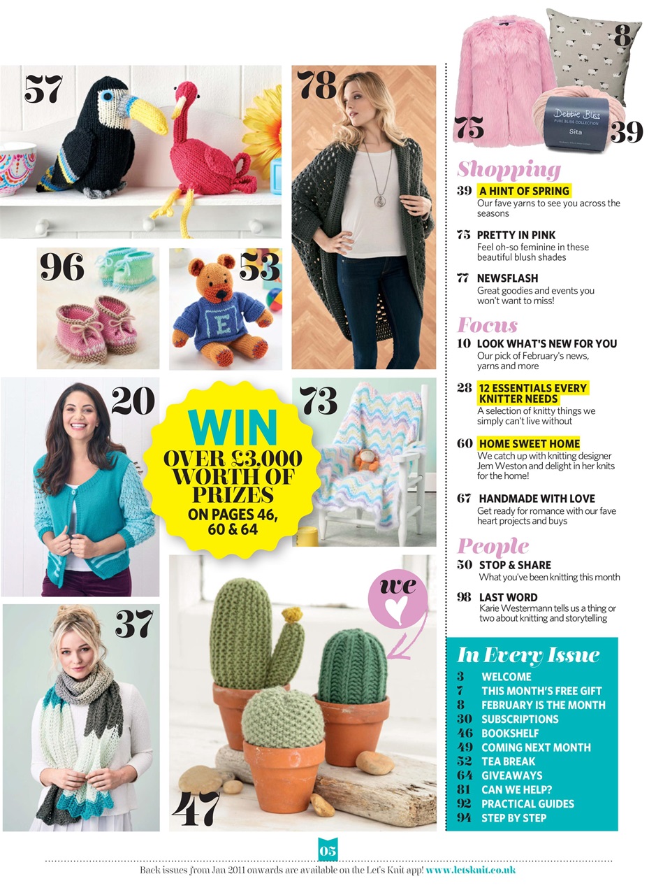 Let's Knit Preview Pages