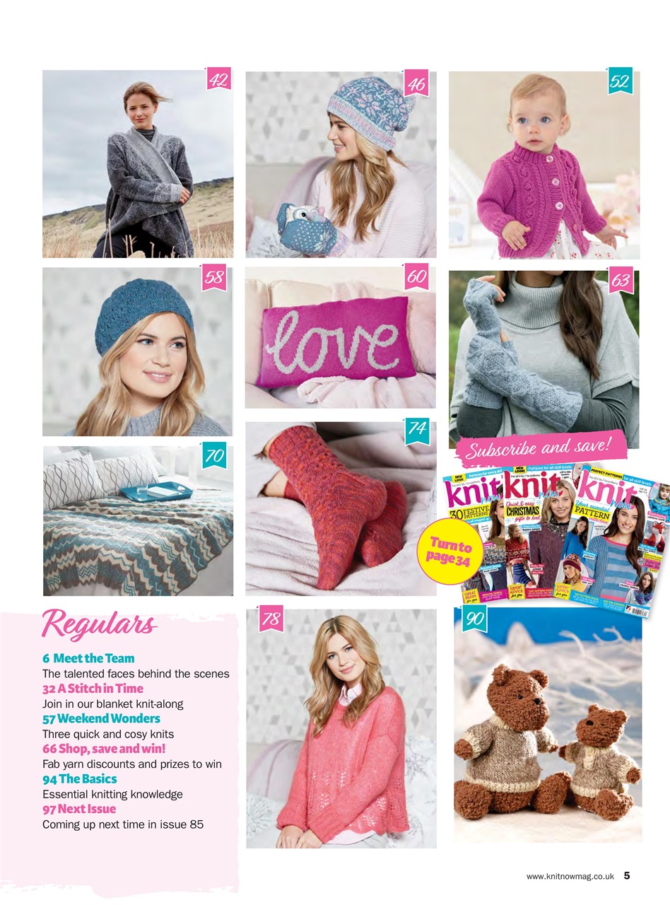 Knit Now Preview Pages