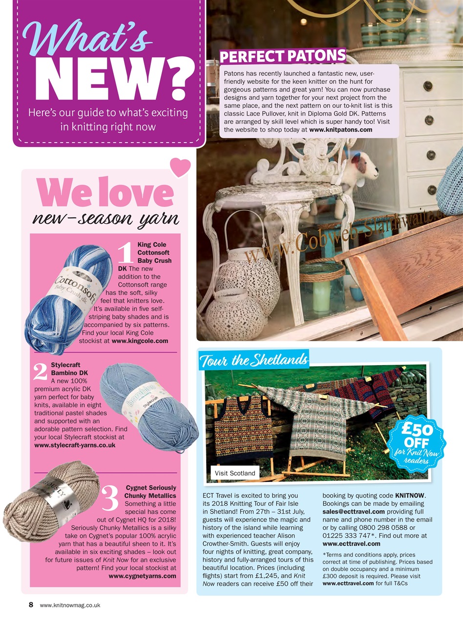 Knit Now Preview Pages