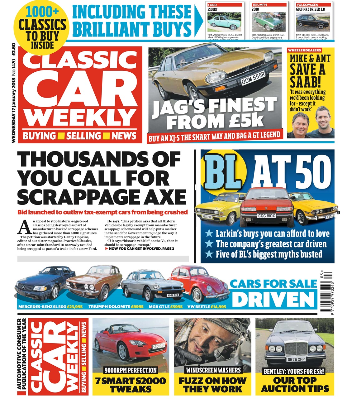 Classic Car Weekly Preview Pages