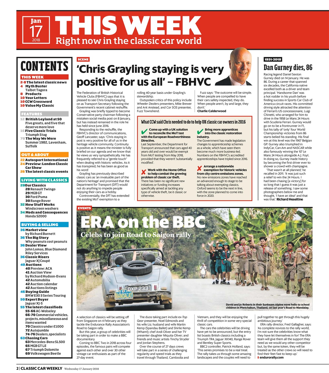 Classic Car Weekly Preview Pages