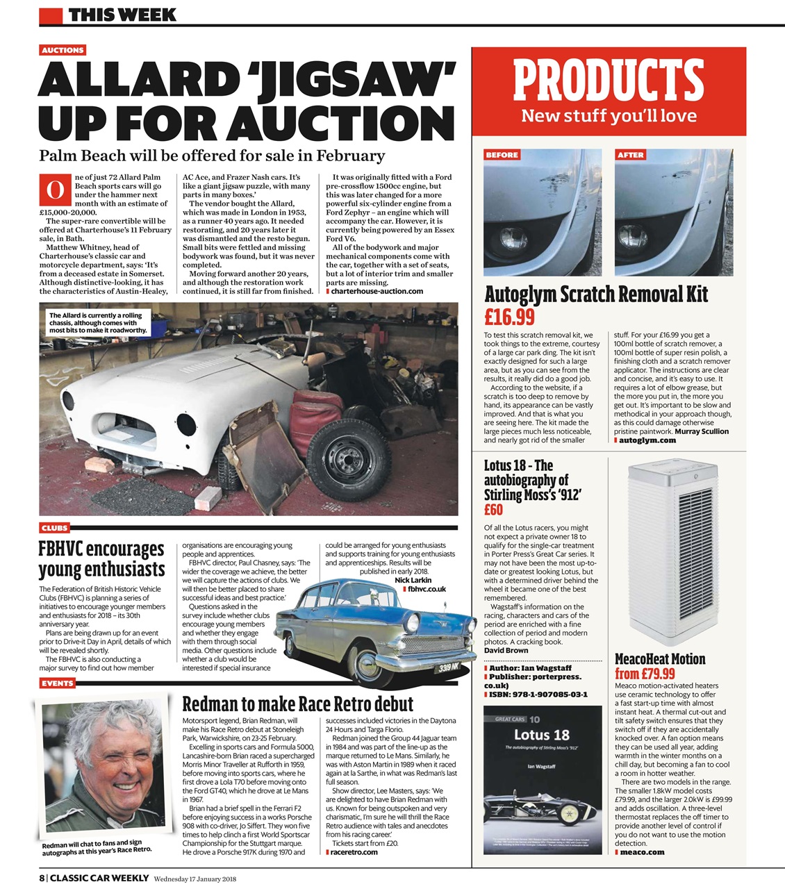Classic Car Weekly Preview Pages