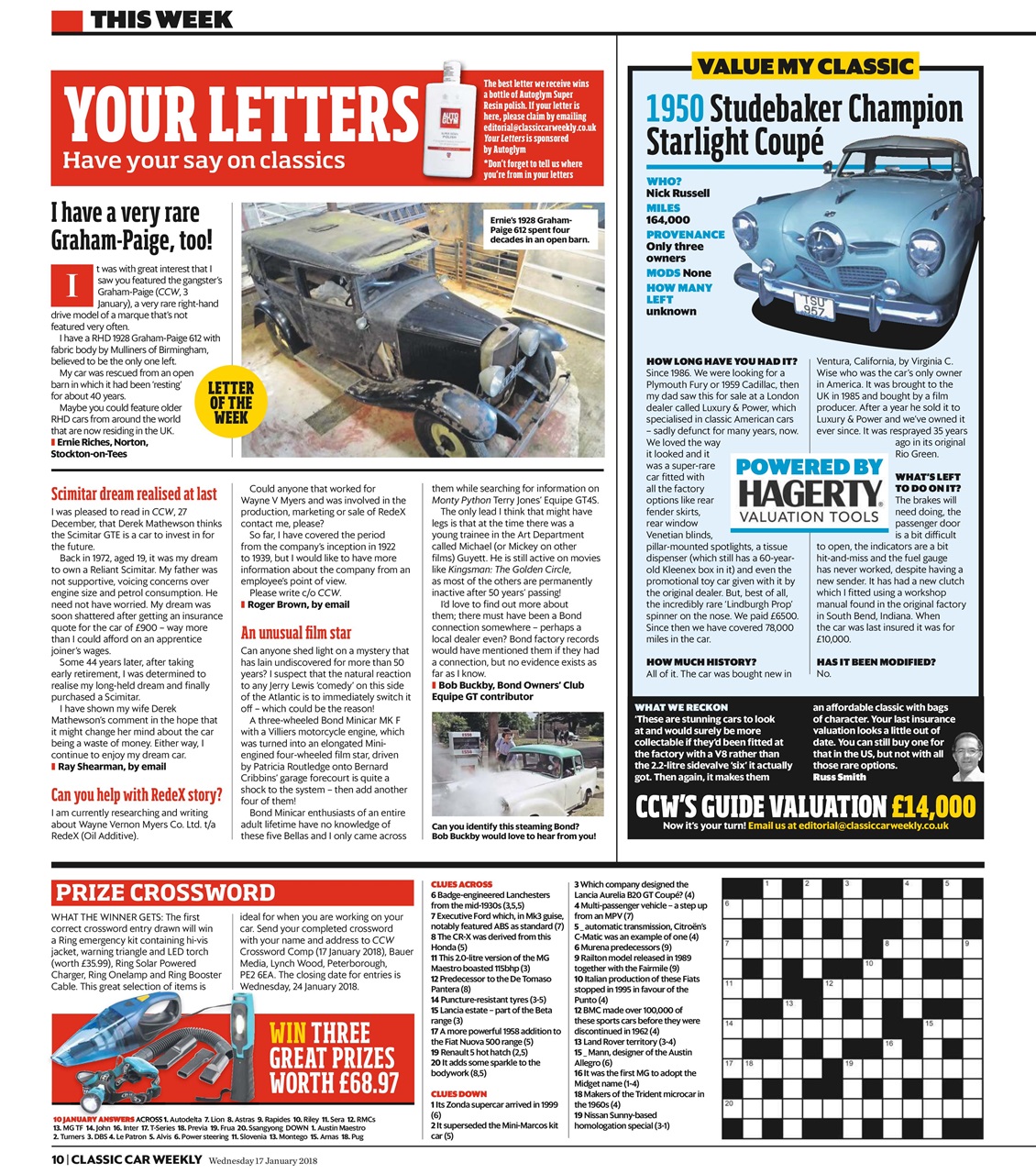 Classic Car Weekly Preview Pages