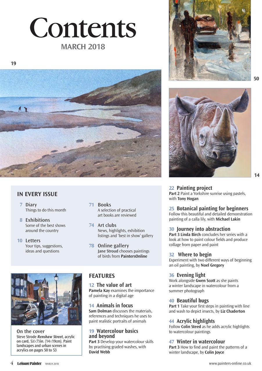 Leisure Painter & The Artist Preview Pages