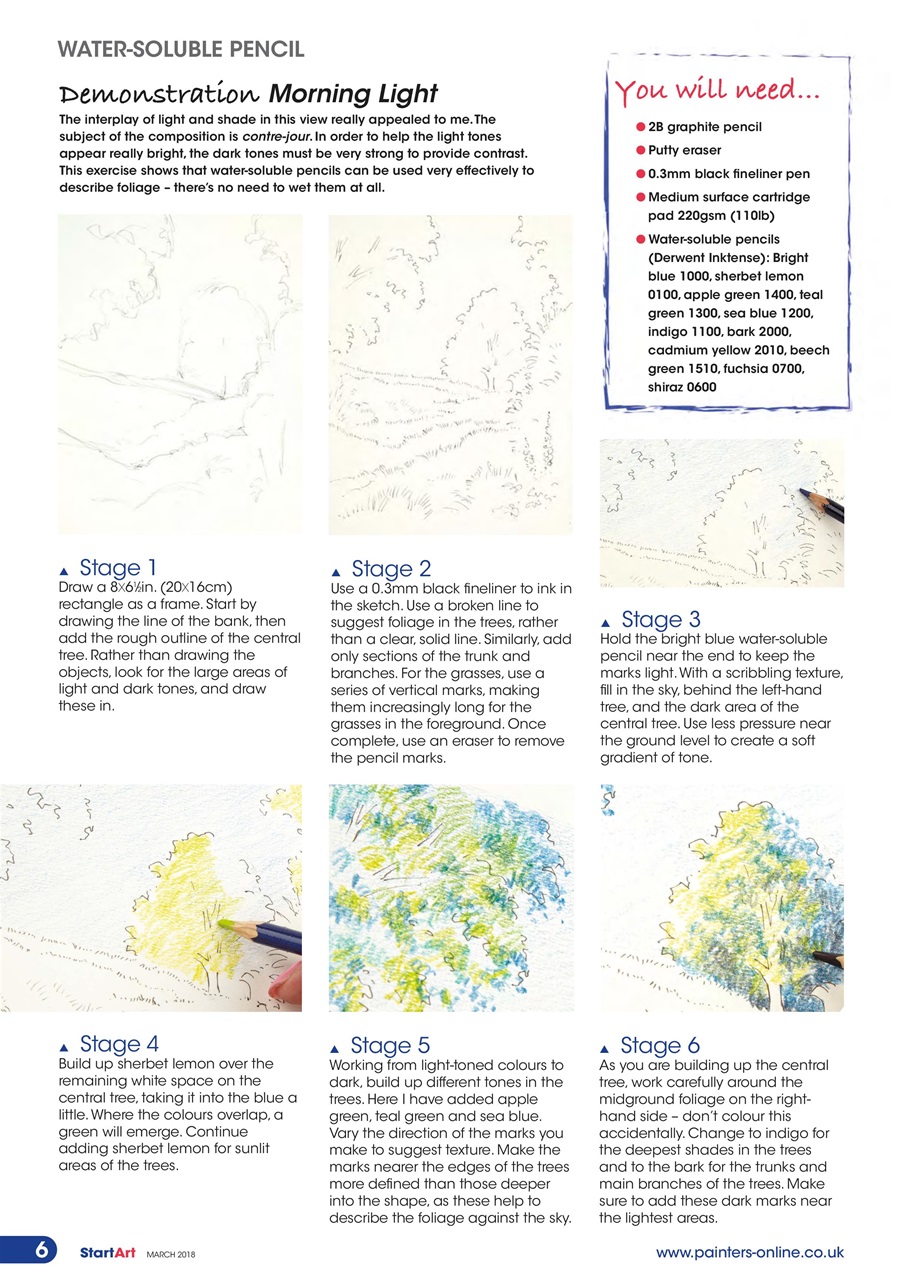 Start Art Preview Pages