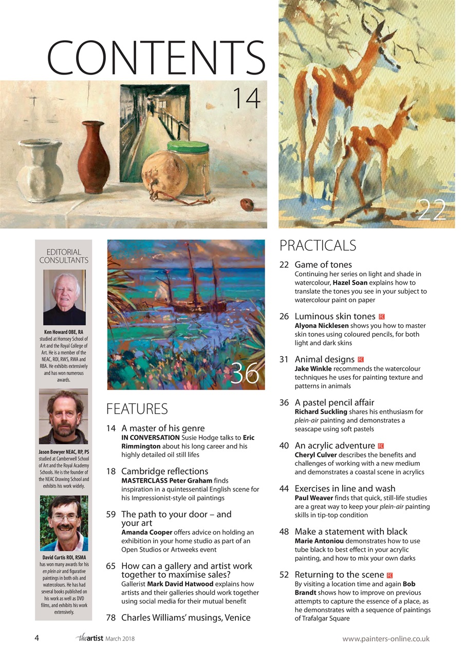 The Artist Preview Pages