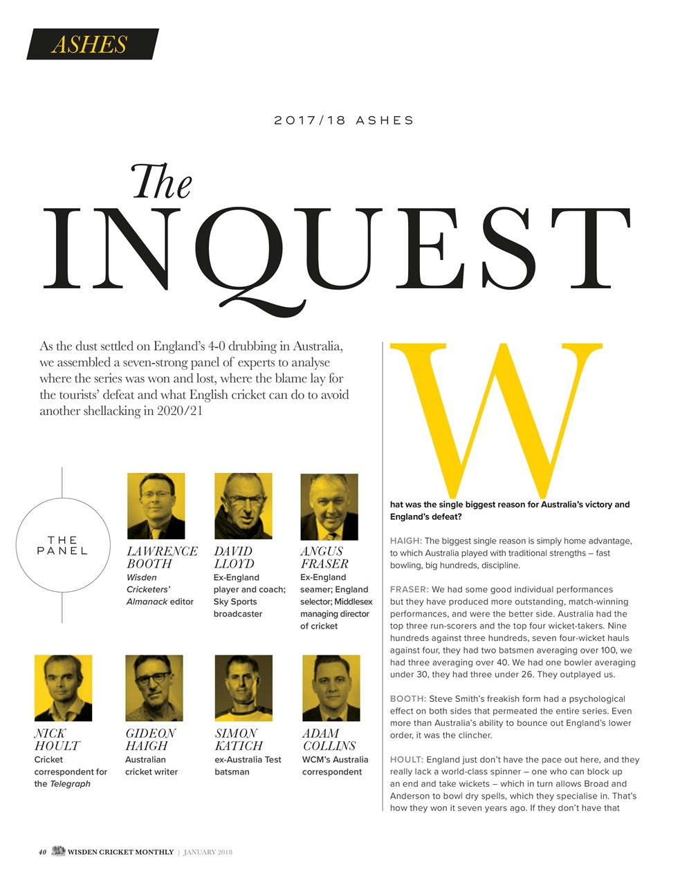 Wisden Cricket Monthly Preview Pages