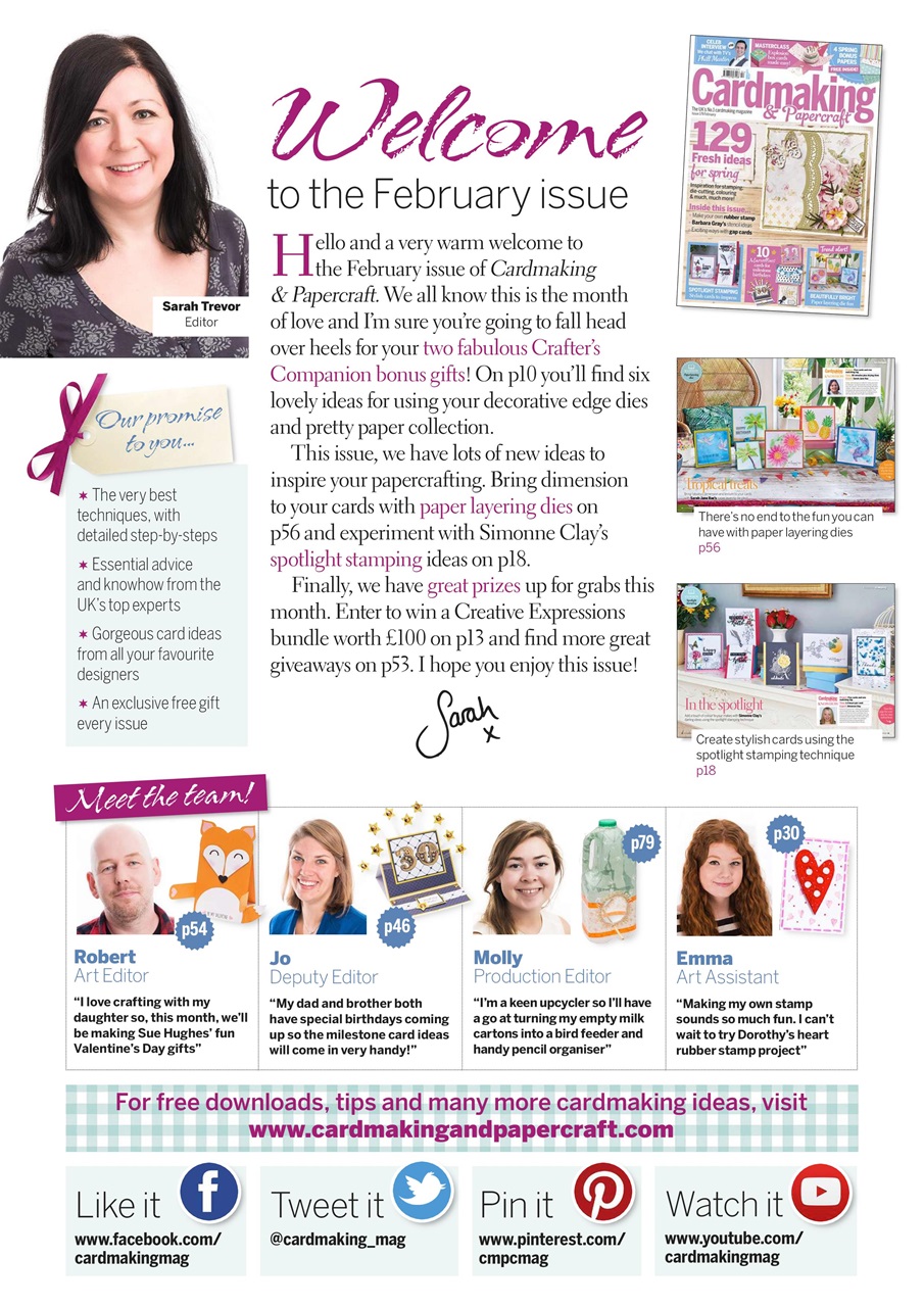 Cardmaking & Papercraft Preview Pages