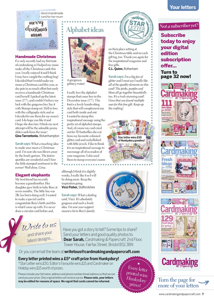 Cardmaking & Papercraft Preview Pages