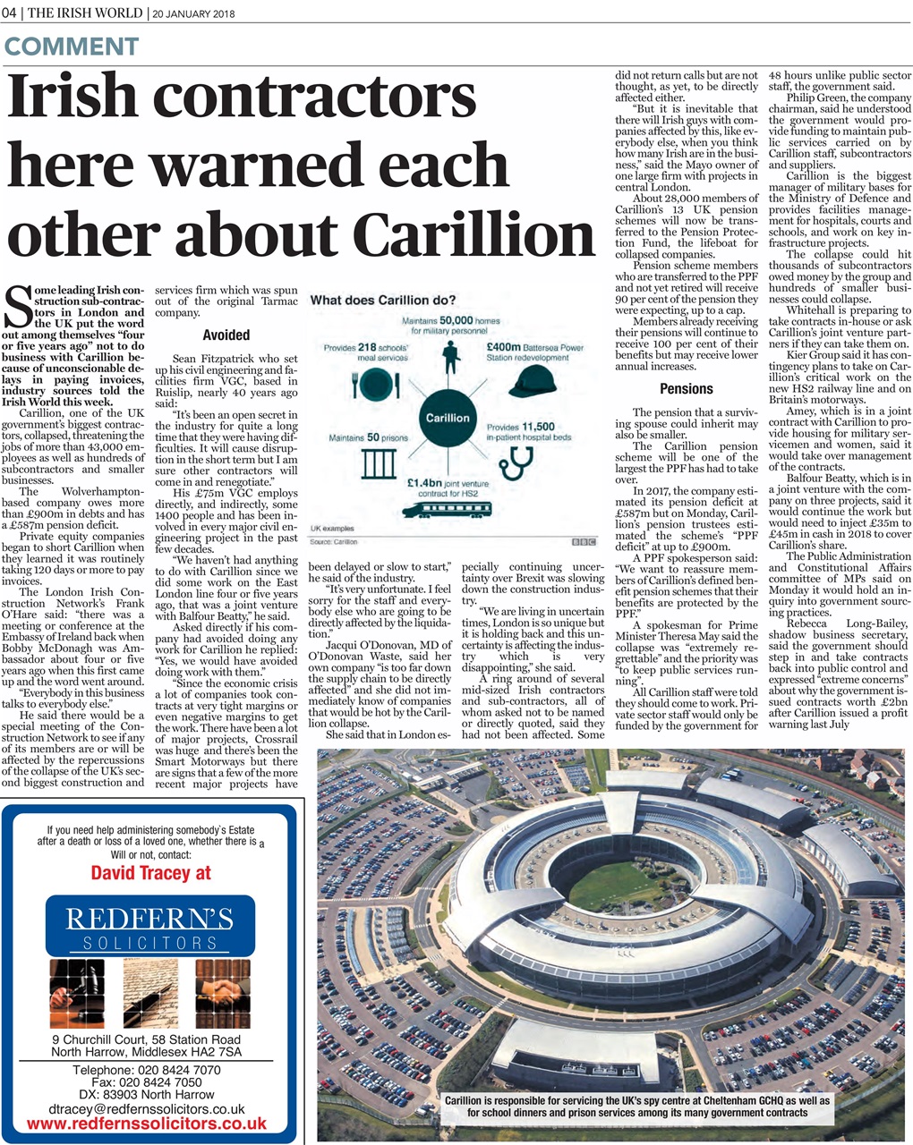 Irish World Preview Pages