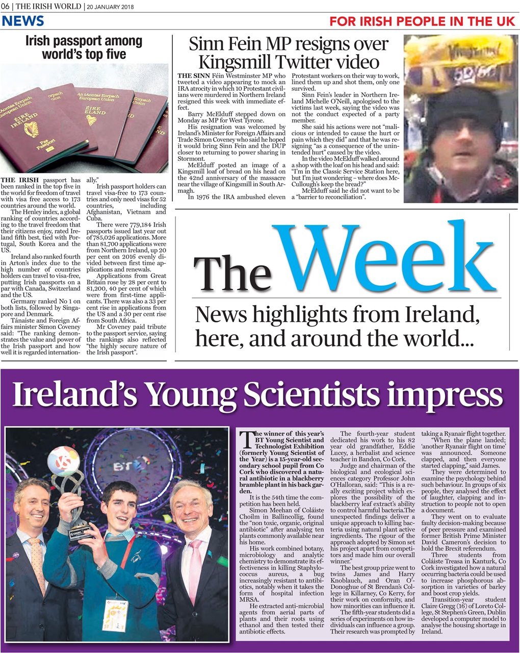 Irish World Preview Pages