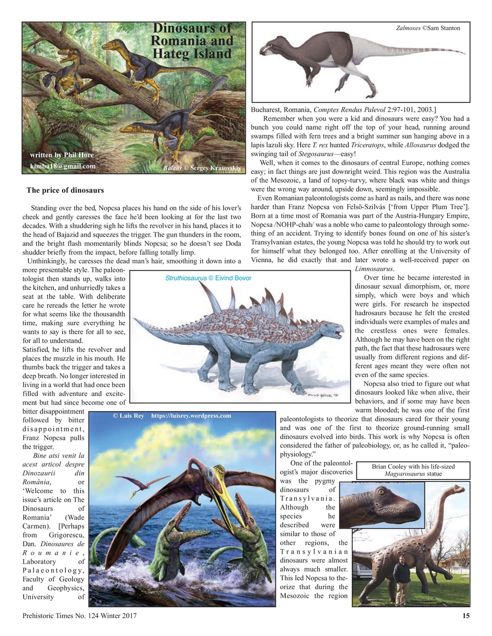 Prehistoric Times Preview Pages