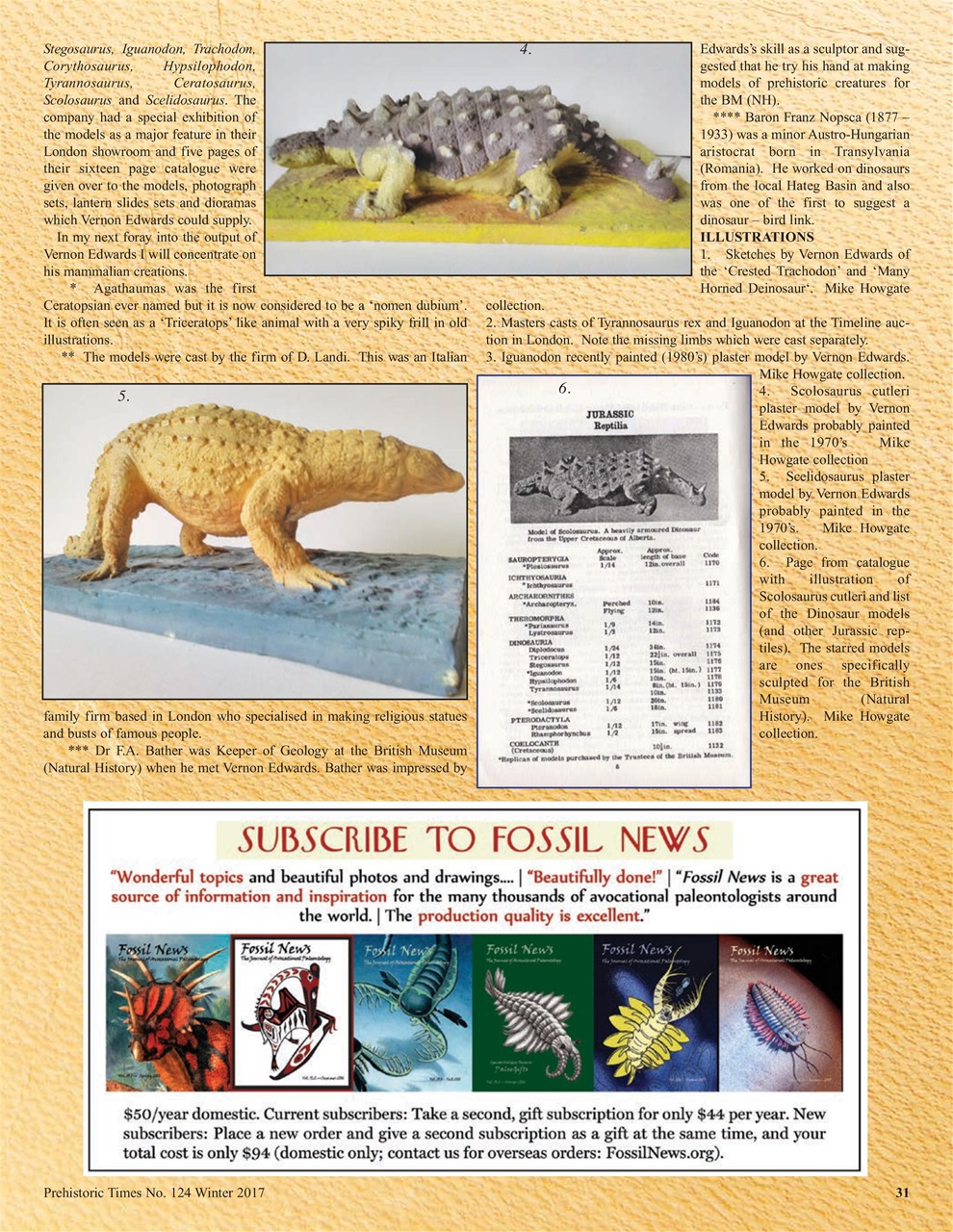 Prehistoric Times Preview Pages