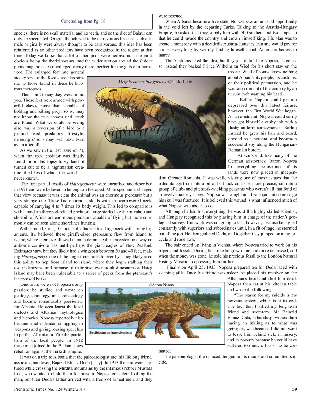 Prehistoric Times Preview Pages
