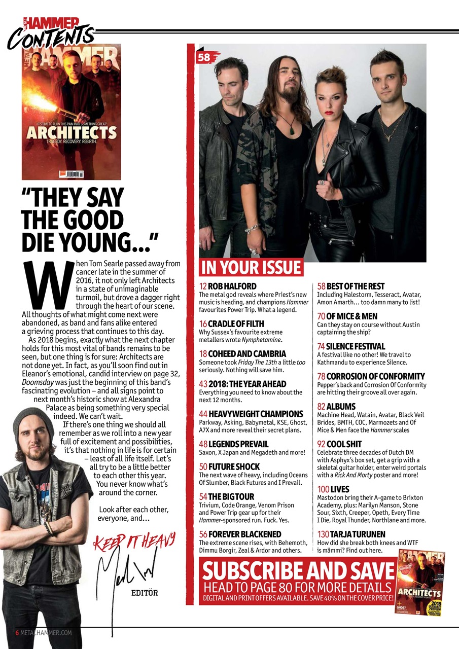 Metal Hammer Preview Pages