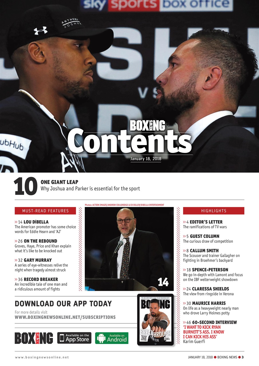 Boxing News Preview Pages