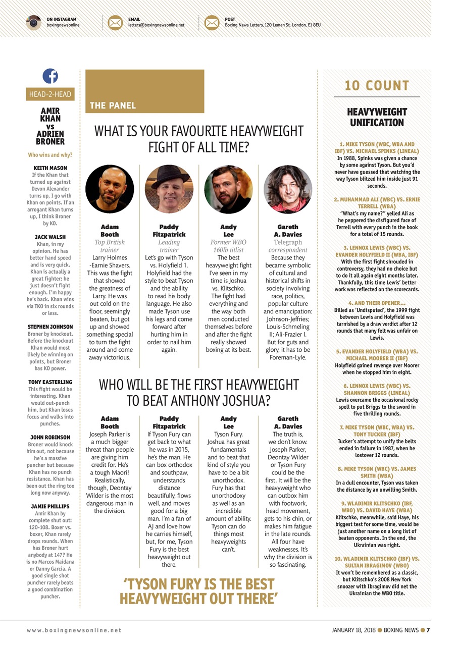 Boxing News Preview Pages