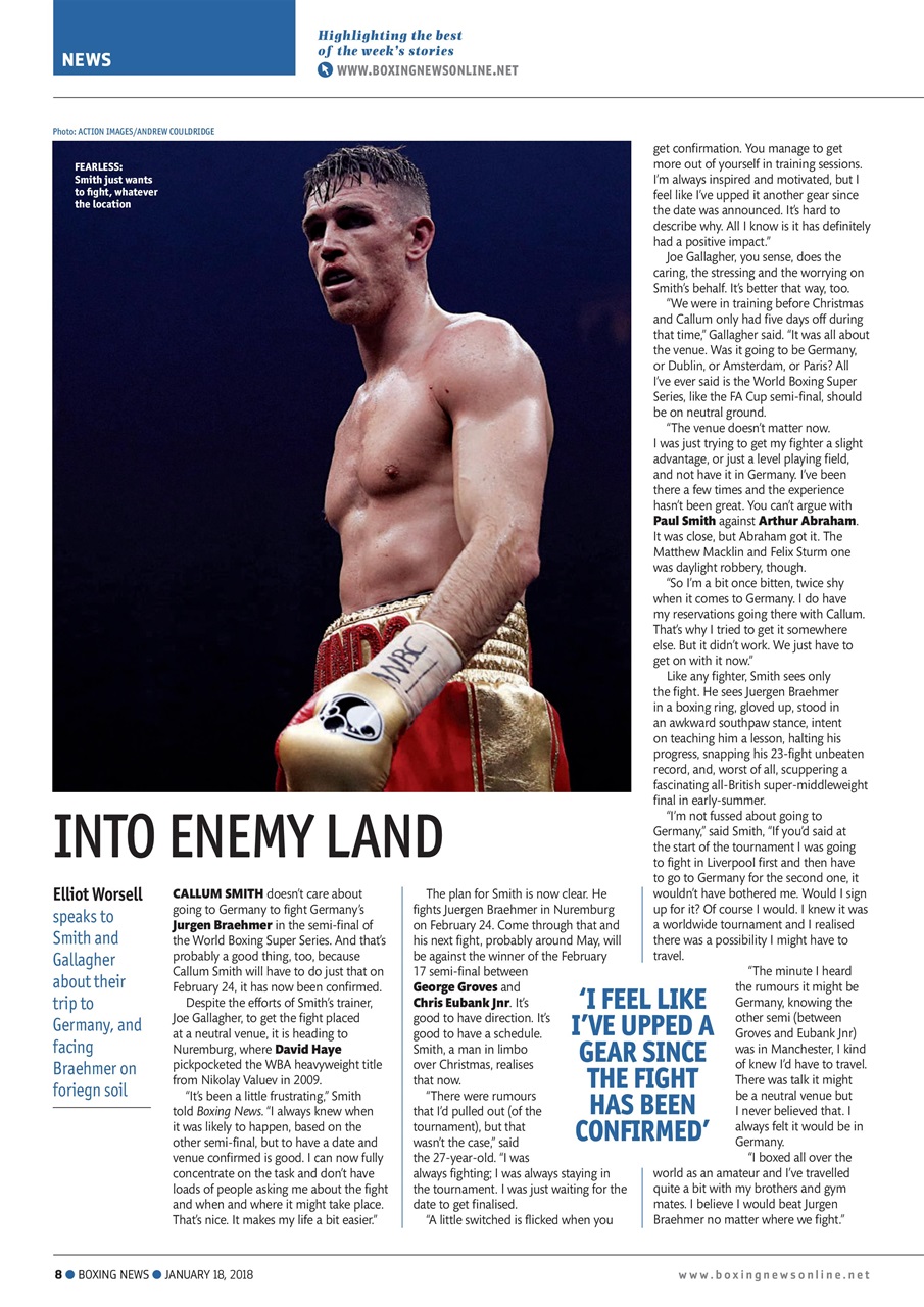 Boxing News Preview Pages