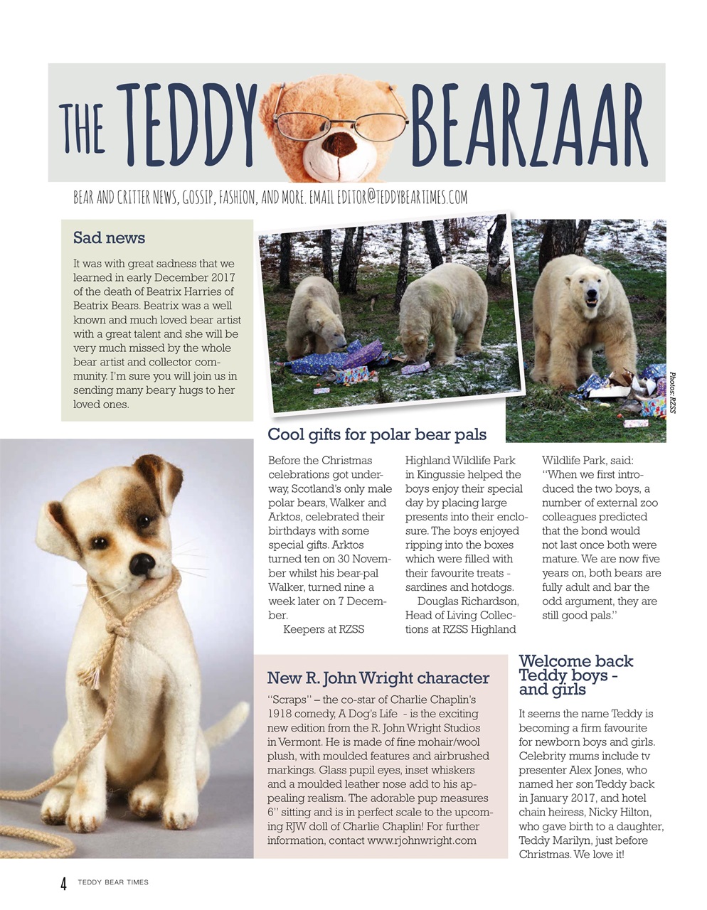 Teddy Bear Times Preview Pages