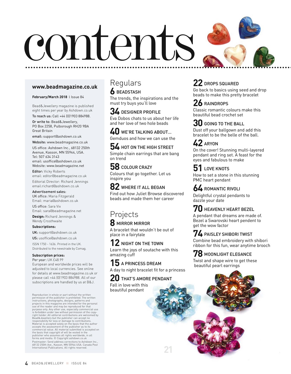 Bead & Jewellery Magazine Preview Pages