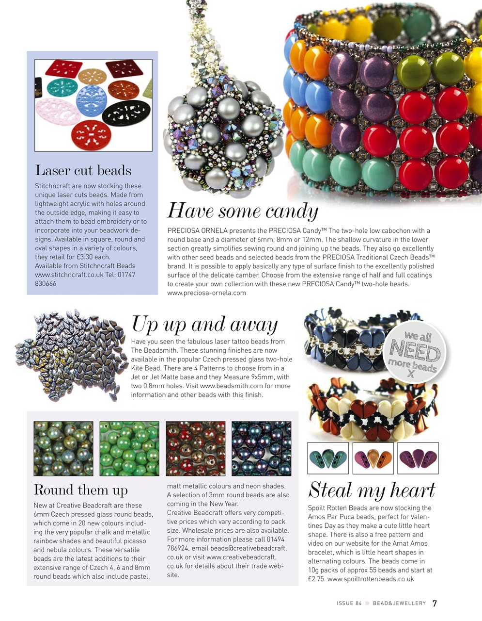 Bead & Jewellery Magazine Preview Pages
