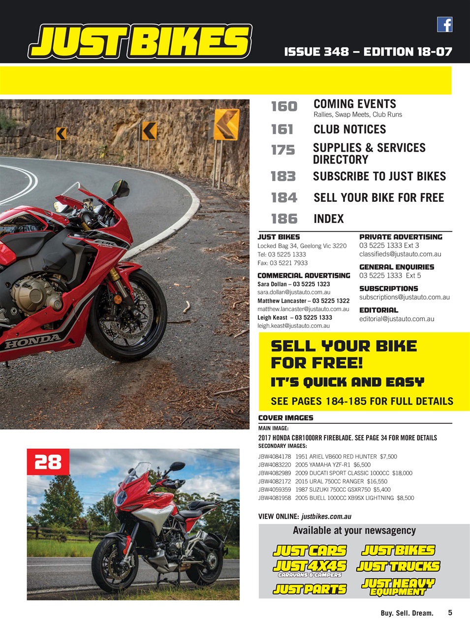 JUST BIKES Preview Pages