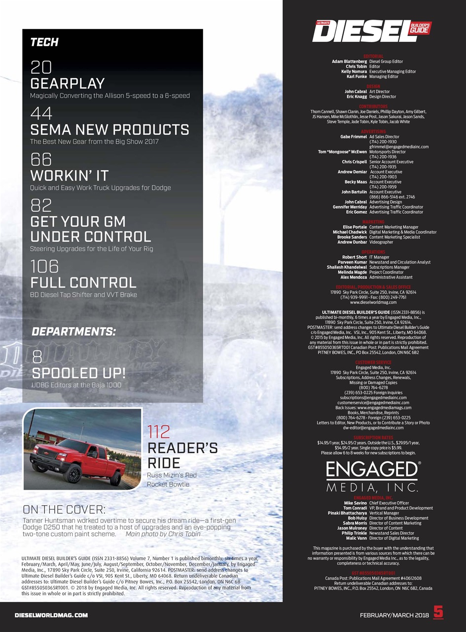 Ultimate Diesel Builders Guide Preview Pages