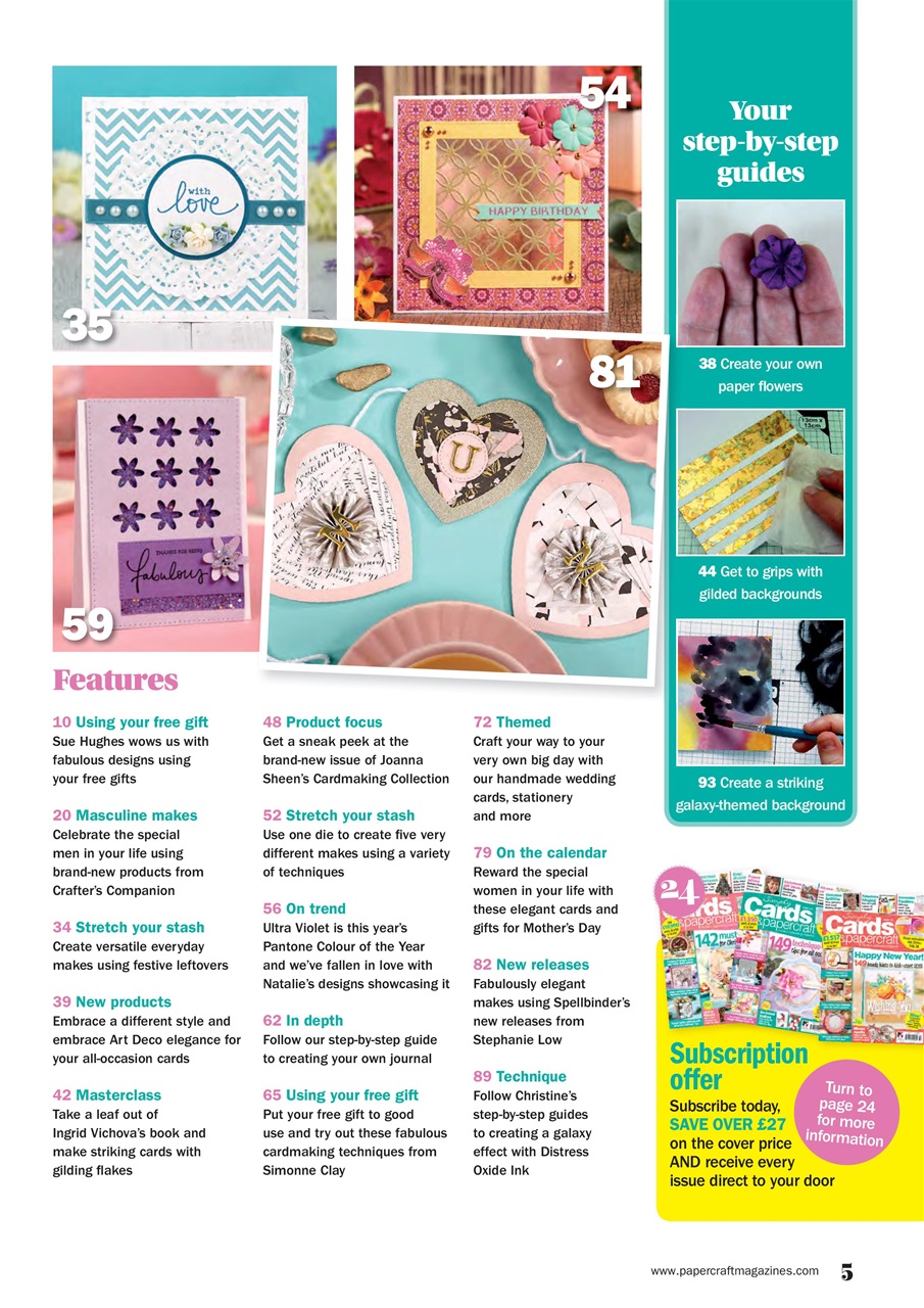 Simply Cards & Papercraft Preview Pages