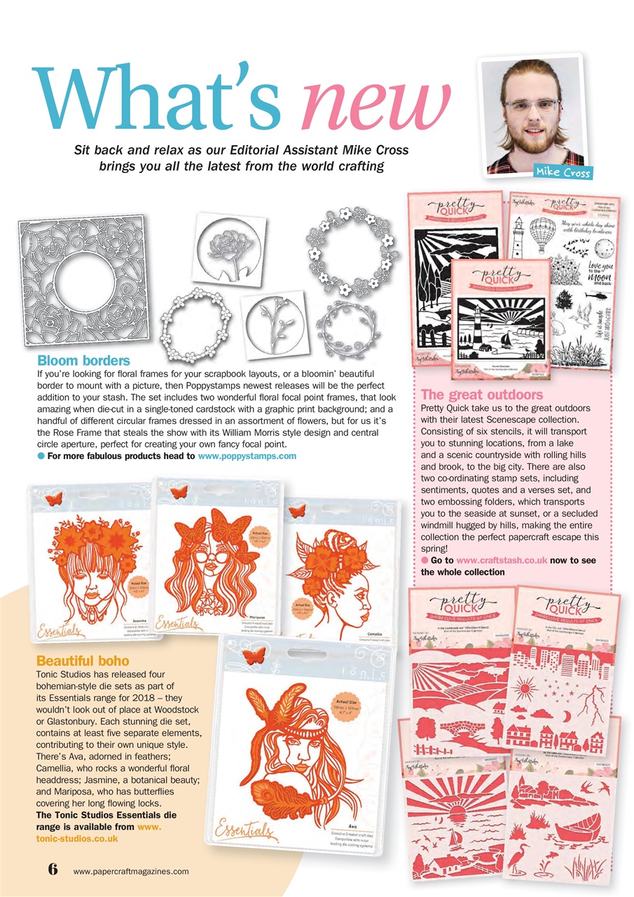 Simply Cards & Papercraft Preview Pages