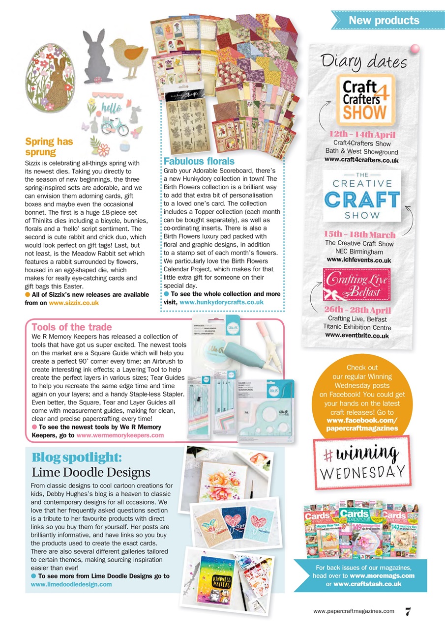 Simply Cards & Papercraft Preview Pages