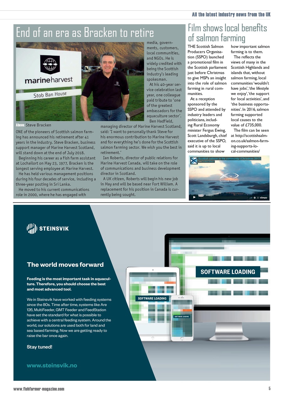 Fish Farmer Magazine Preview Pages