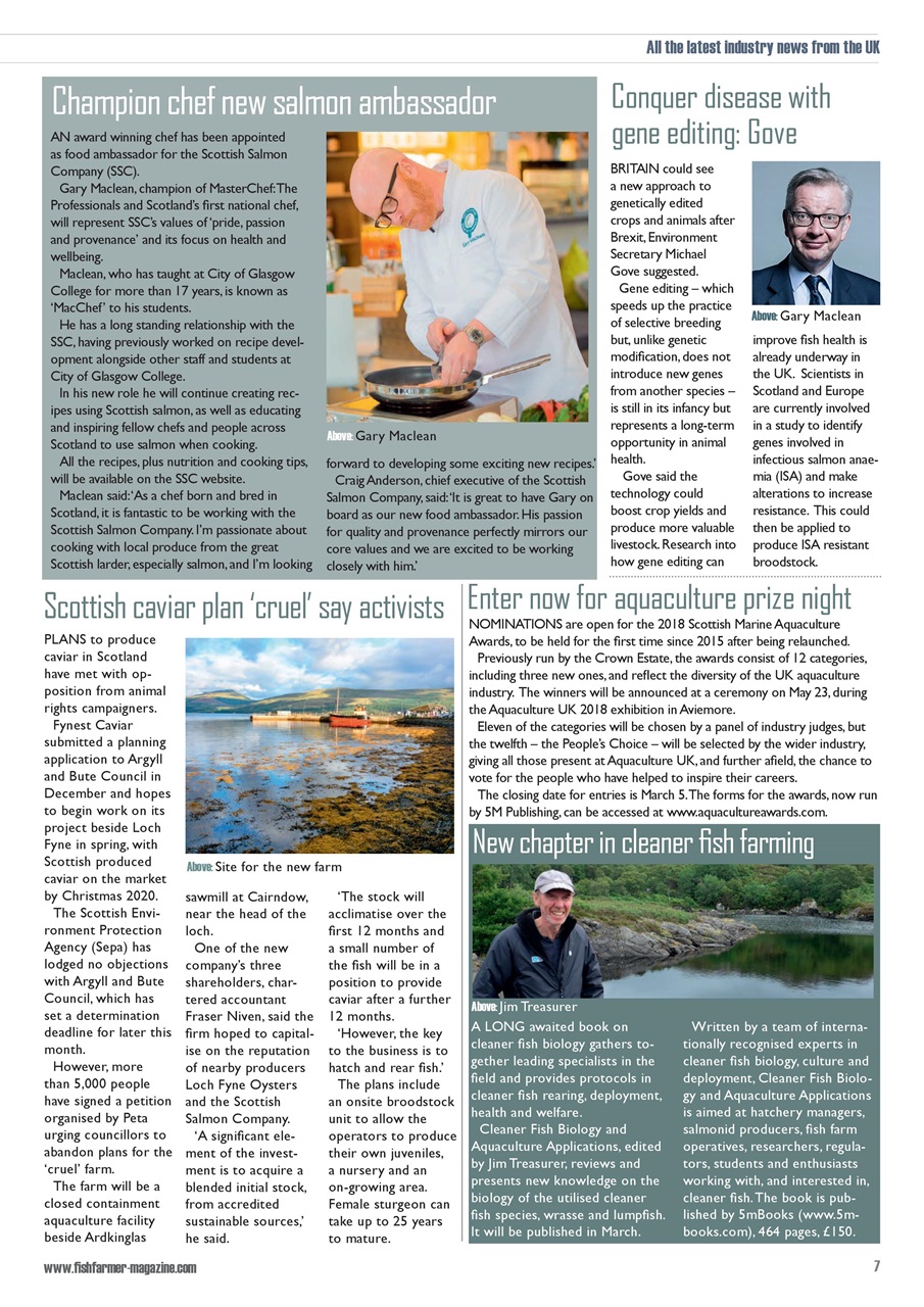 Fish Farmer Magazine Preview Pages